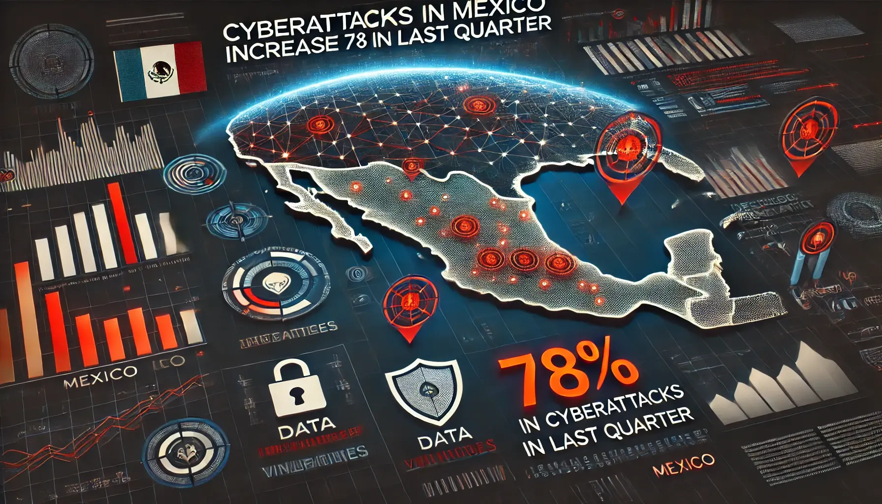 Ataques Cibernéticos en México Aumentan 78% en el Último Trimestre